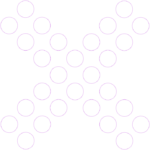 A black background with purple circles on it.